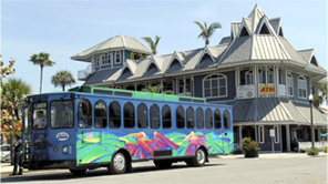 The original Suncoast Beach Trolley