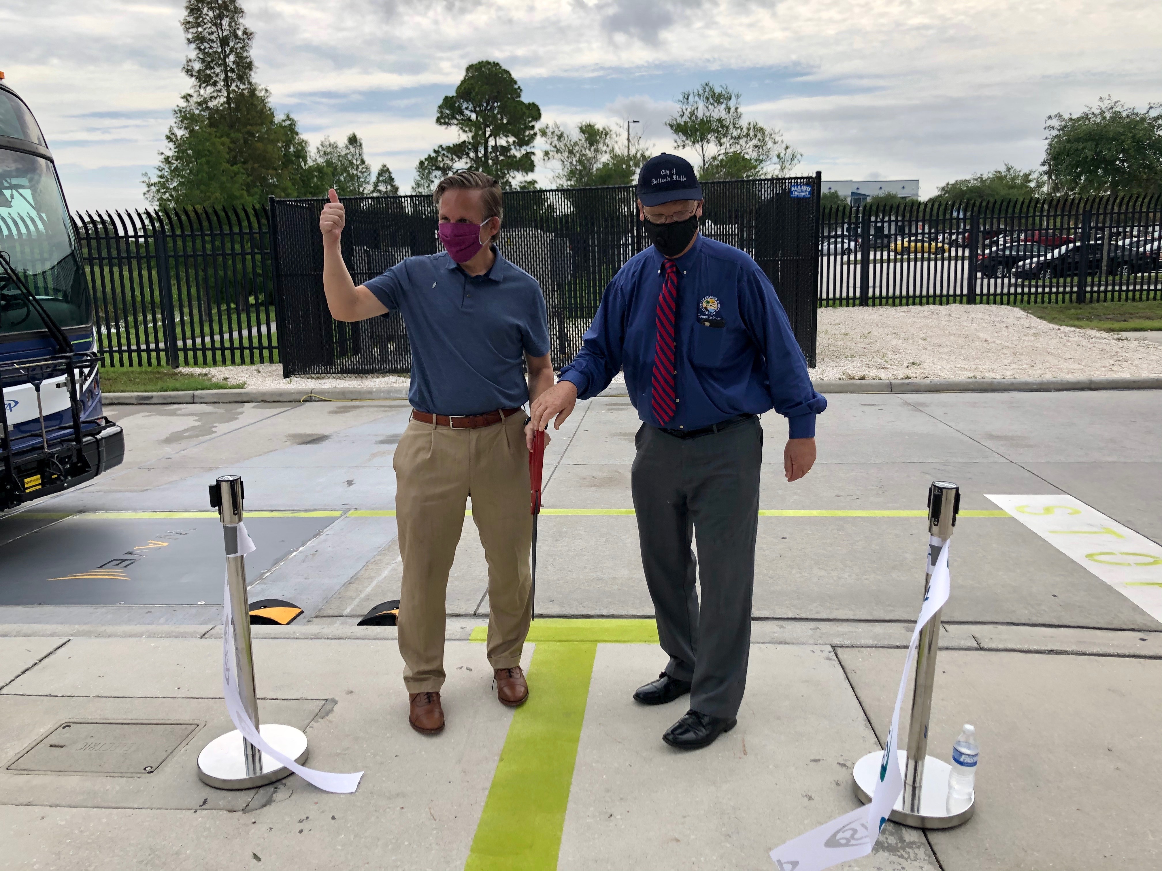 Charging Station Ribbon-Cutting