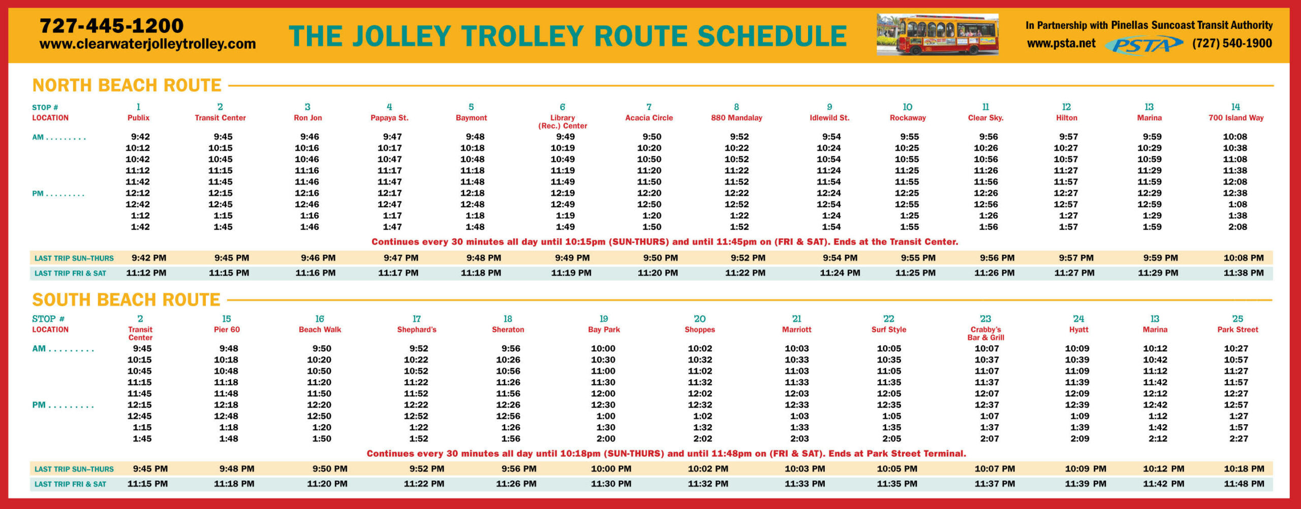 Suncoast Beach Trolley℠ PSTA