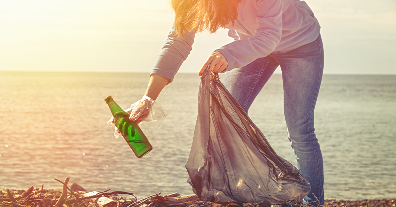 Enstar's Beach Clean-up Day with PSTA
