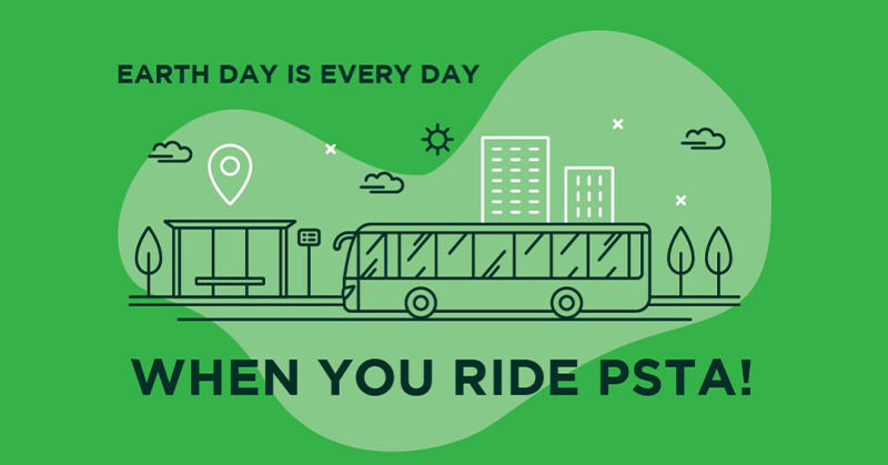 Earth Day is Every Day When You Ride PSTA!